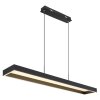 Sola Suspension Luminaires Globo Lighting LED Noir, 1 lumière, Télécommandes