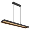 Sola Suspension Luminaires Globo Lighting LED Noir, 1 lumière, Télécommandes