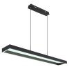 Sola Suspension Luminaires Globo Lighting LED Noir, 1 lumière, Télécommandes