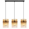 Gorley Suspension Luminaires Globo Lighting Noir, 3 lumières
