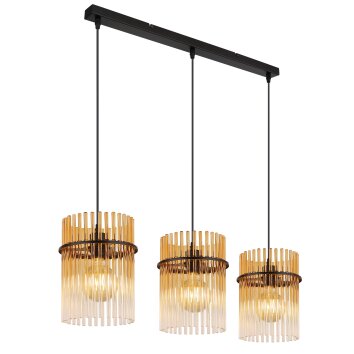 Gorley Suspension Luminaires Globo Lighting Noir, 3 lumières