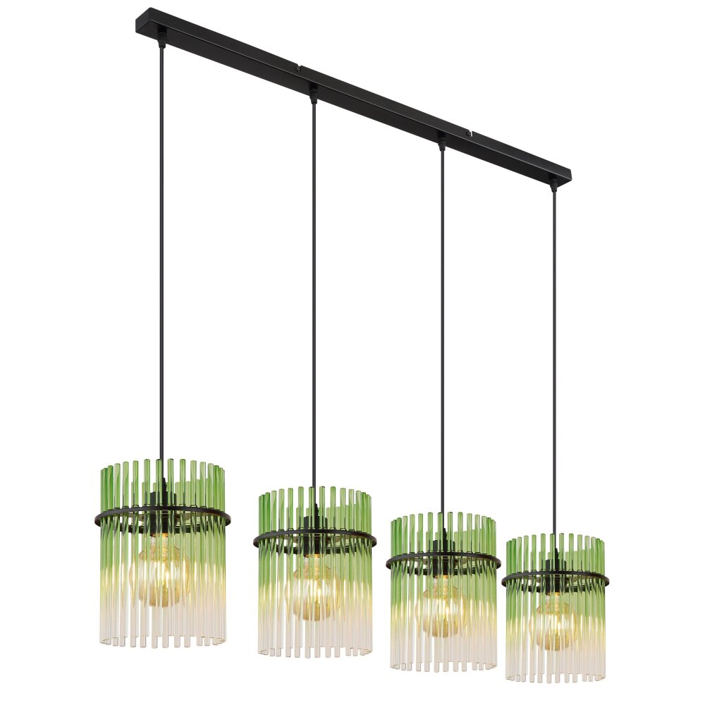 Gorley Suspension Luminaires Globo Lighting Noir, 4 lumières main product photo
