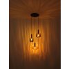 Valletta Suspension Luminaires Globo Lighting Noir, 3 lumières