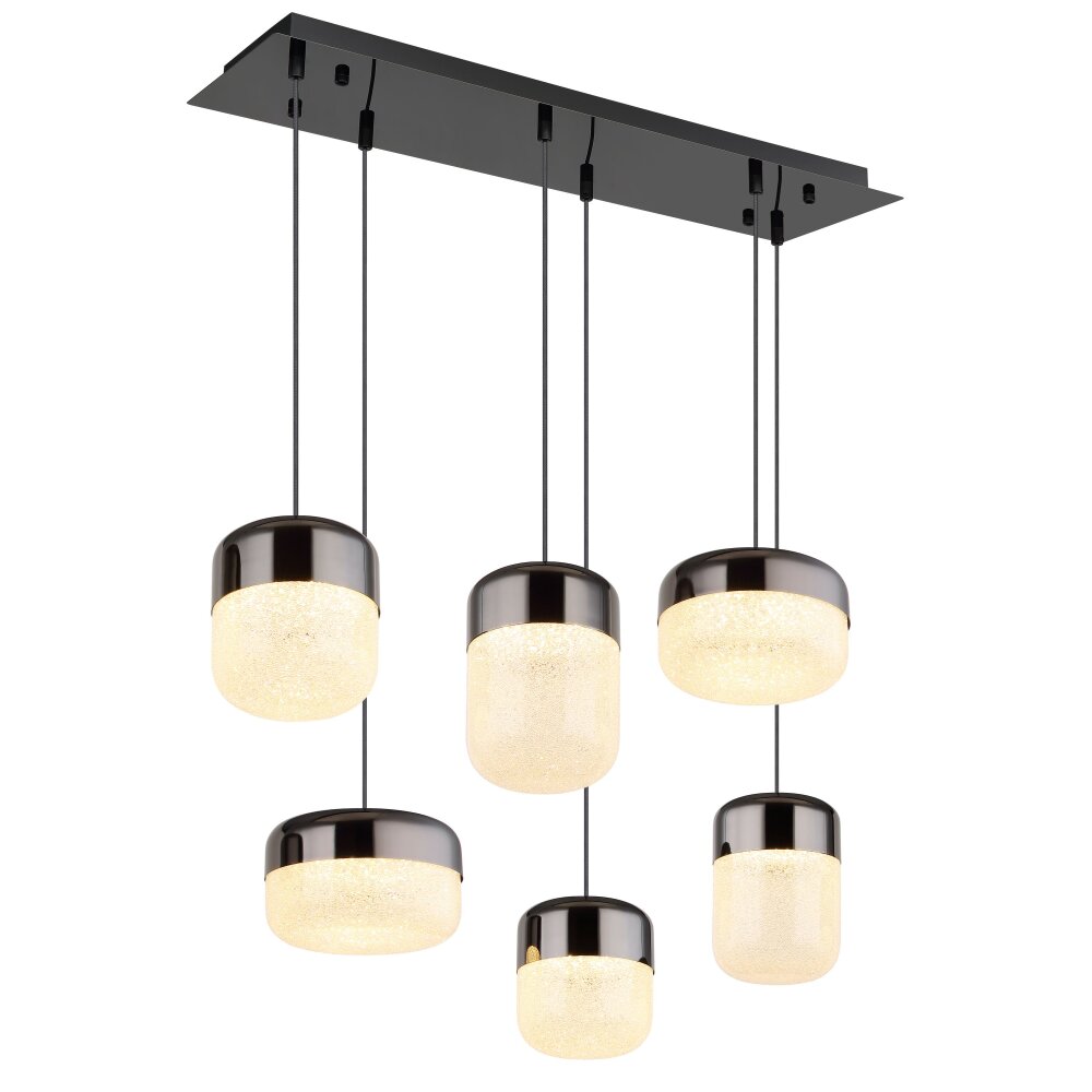 Cristallica Suspension Luminaires Globo Lighting LED Anthracite, 1 lumière main product photo