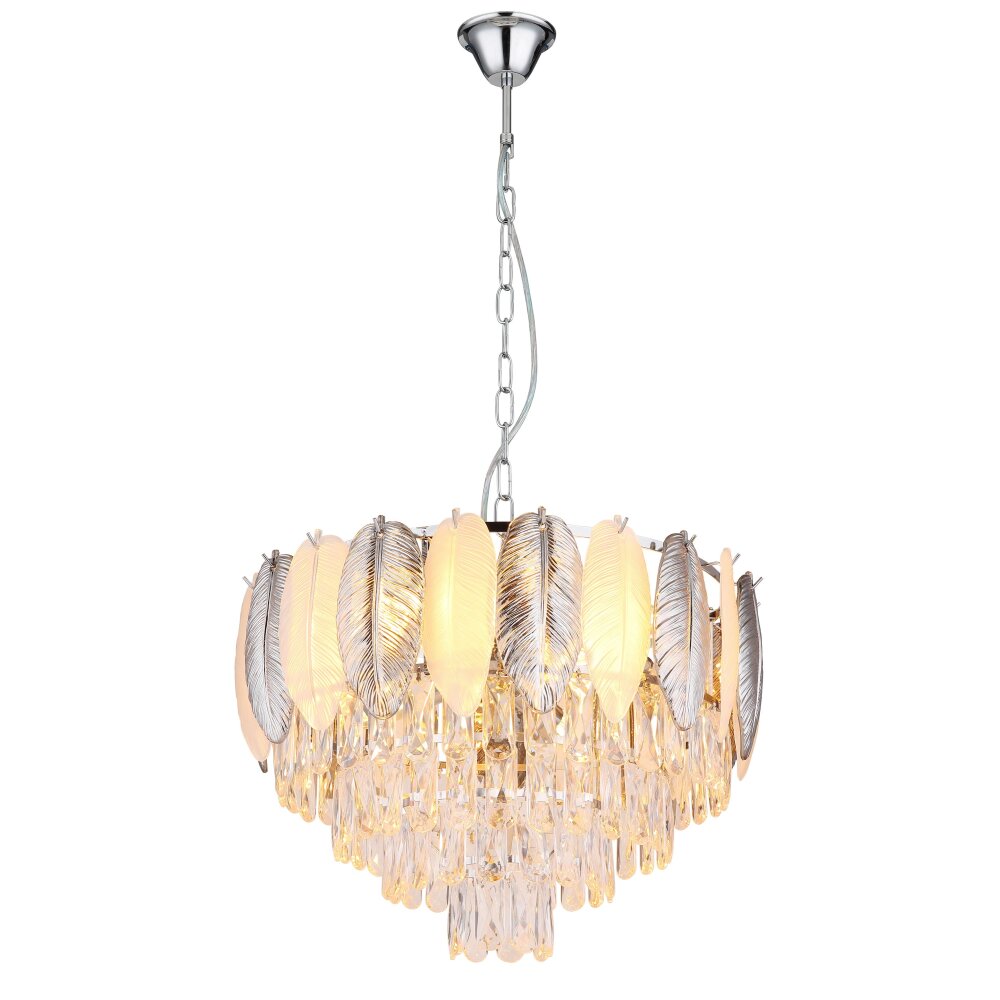 Dalton Lustre Luminaires Globo Lighting Chrome, 9 lumières main product photo
