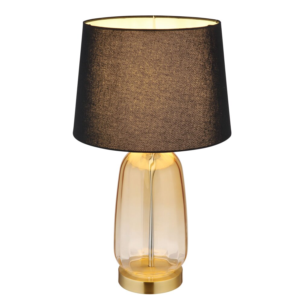 Classy Lampe à poser Luminaires Globo Lighting Ambre, Laiton, 1 lumière main product photo