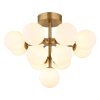Grappy Plafonnier Luminaires Globo Lighting Or, 13 lumières