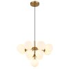 Grappy Suspension Luminaires Globo Lighting Or, 13 lumières