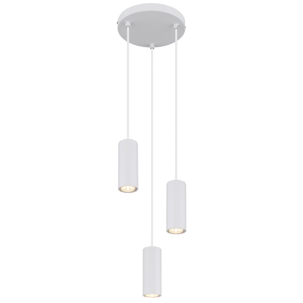James Suspension Luminaires Globo Lighting Blanc, 3 lumières main product photo