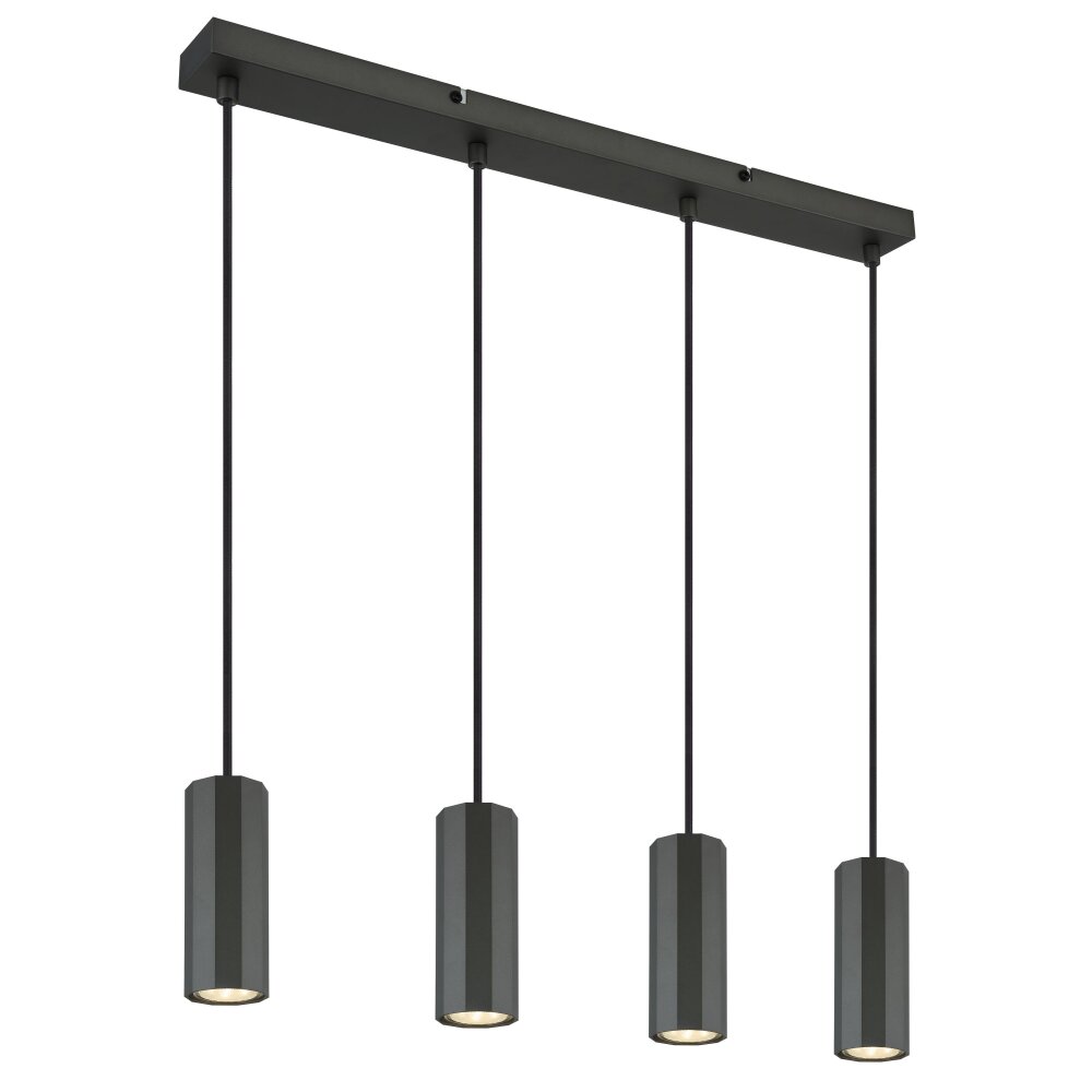 James Suspension Luminaires Globo Lighting Gris, 4 lumières main product photo