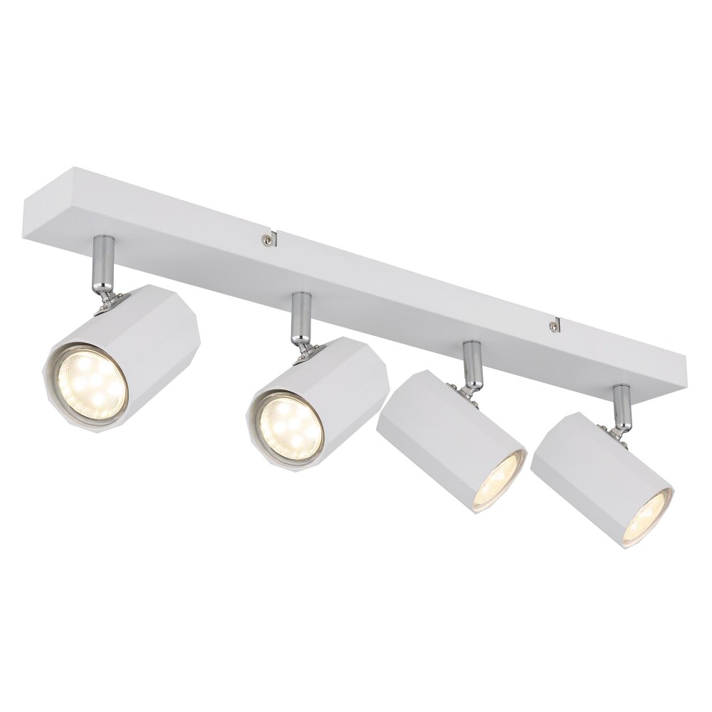 James Plafonnier, Spot de plafond, Applique murale, Spot mural Luminaires Globo Lighting Blanc, 4 lumières main product photo
