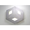 Plafonnier Bopp-Leuchten BOX COMFORT LED Argenté, 3 lumières