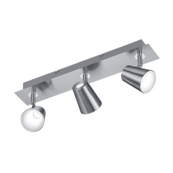 Spot Trio NARCOS LED Nickel mat, 3 lumières