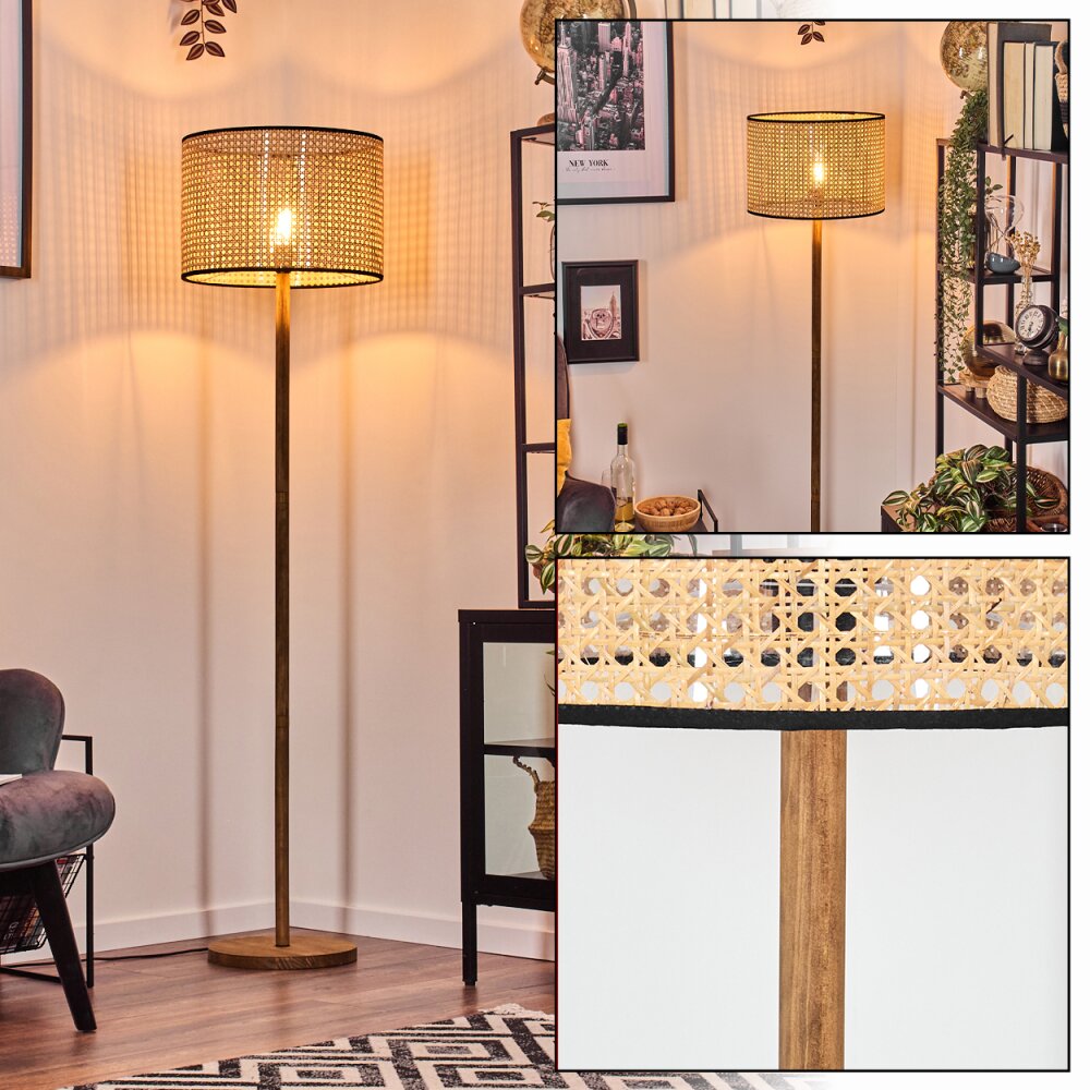 Ramila Lampadaire Écru, Noir, 1 lumière main product photo