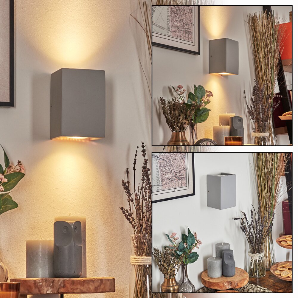 Rurup Luminaire Up & Down, Applique murale Gris, Argenté, 2 lumières main product photo