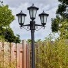 Loria Luminaire extérieur, Réverbère, Eclairage de chemin Noir, 3 lumières