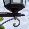 Loria Luminaire extérieur, Réverbère, Eclairage de chemin Noir, 3 lumières