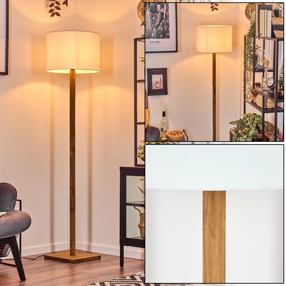 Bassagoda Lampadaire Écru, Noir, 1 lumière main product photo