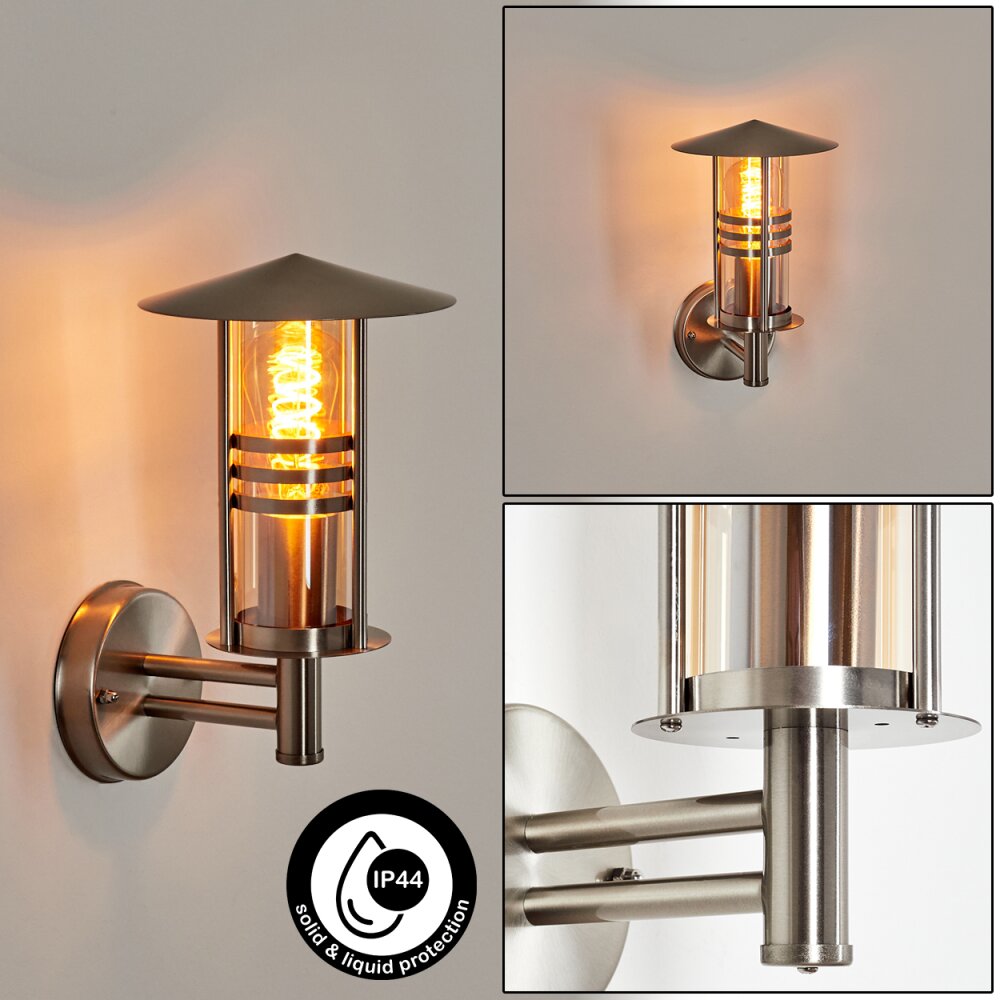 Forli Lampe murale d´extérieur Argenté, 1 lumière main product photo