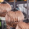 Koyoto Boule lumineuse, Suspension Noir, 5 lumières