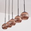 Koyoto Boule lumineuse, Suspension Noir, 5 lumières