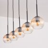 Koyoto Boule lumineuse, Suspension Noir, 5 lumières