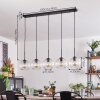Koyoto Boule lumineuse, Suspension Noir, 5 lumières