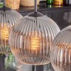 Koyoto Boule lumineuse, Suspension Noir, 5 lumières