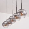 Koyoto Boule lumineuse, Suspension Noir, 5 lumières