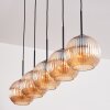 Koyoto Boule lumineuse, Suspension Noir, 5 lumières