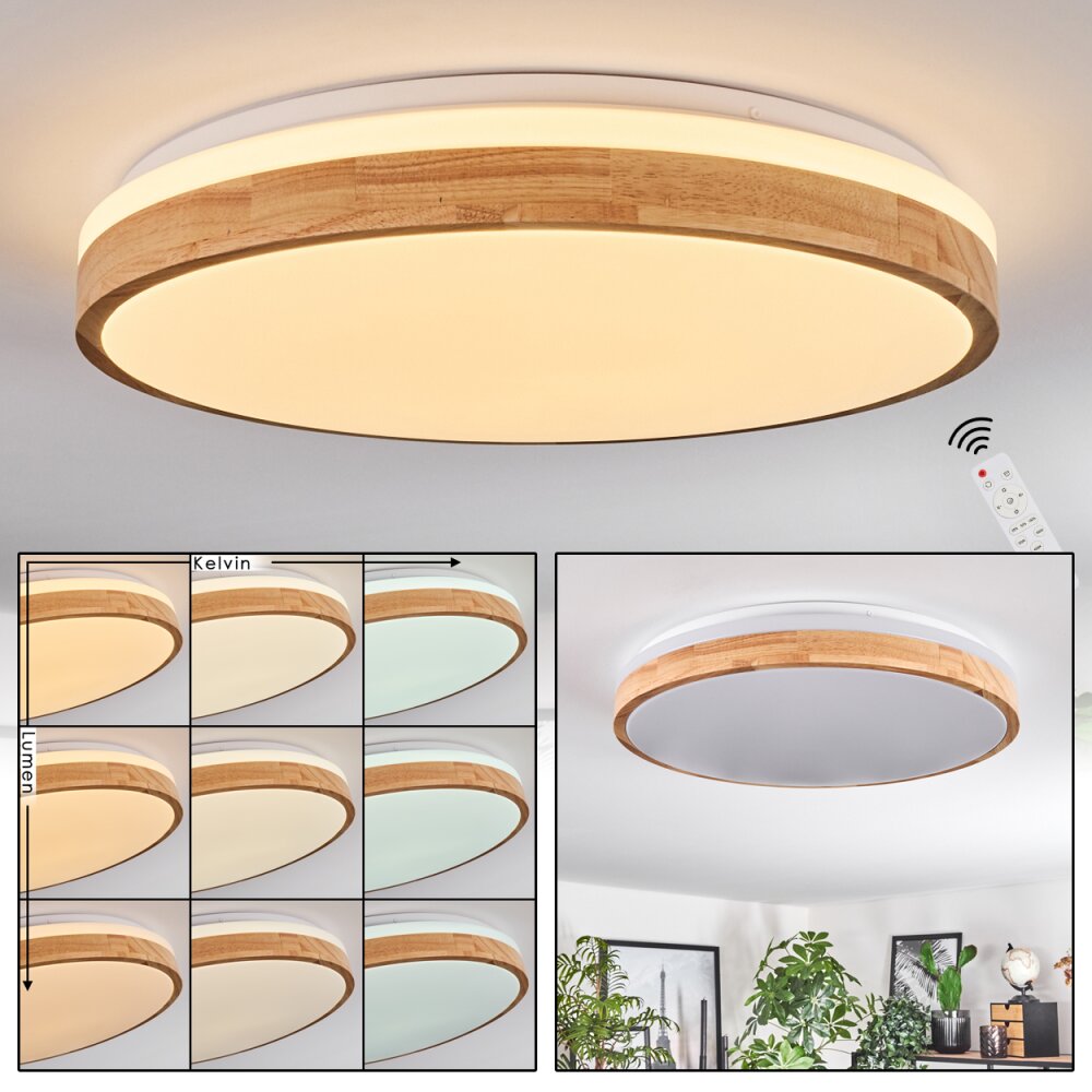 Sofo Plafonnier, Panel LED Blanc, 1 lumière, Télécommandes main product photo