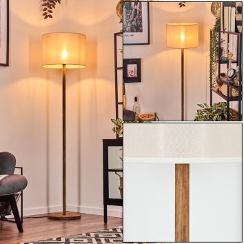 Bassagoda Lampadaire Écru, 1 lumière Bassagoda Lampadaire Écru, 1 lumière