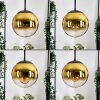 Gastor Suspension, Boule lumineuse 30 cm Or, Clair, 3 lumières
