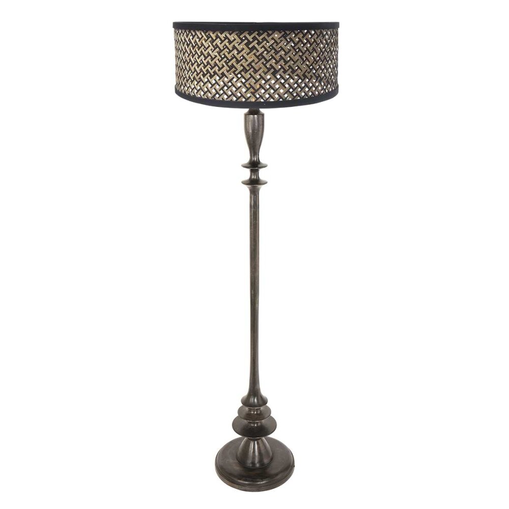 Bois Lampadaire Luminaires Steinhauer Noir, 1 lumière main product photo