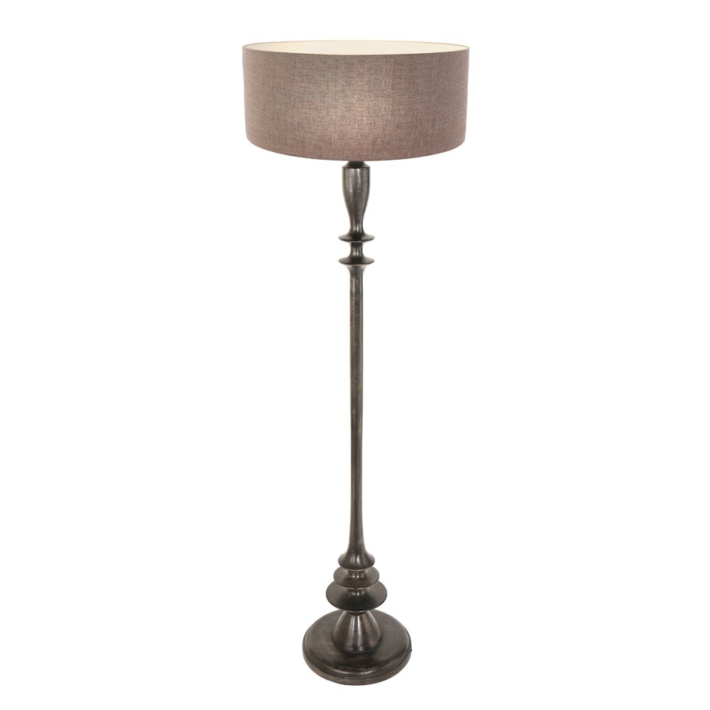 Bois Lampadaire Luminaires Steinhauer Noir, 1 lumière main product photo