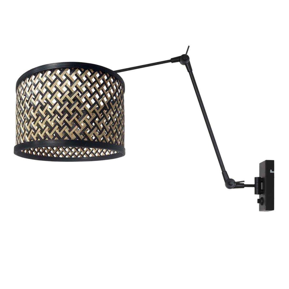 Chic Applique murale Luminaires Steinhauer Noir, 1 lumière main product photo