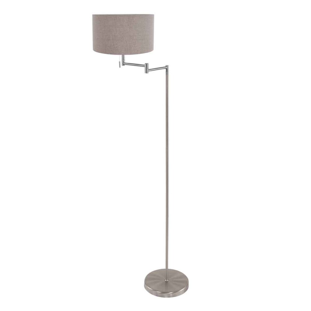 Bella Lampadaire Luminaires Steinhauer Acier brossé, 1 lumière main product photo