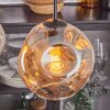 Ripoll Suspension, Boule lumineuse, Suspension Ambre, 4 lumières
