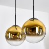 Gastor Suspension, Boule lumineuse, Suspension Or, Clair, 2 lumières