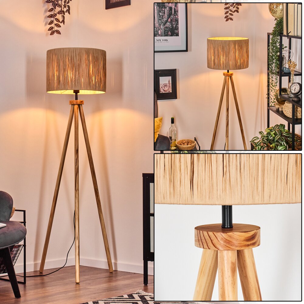 Granja Lampadaire Écru, Noir, 1 lumière main product photo