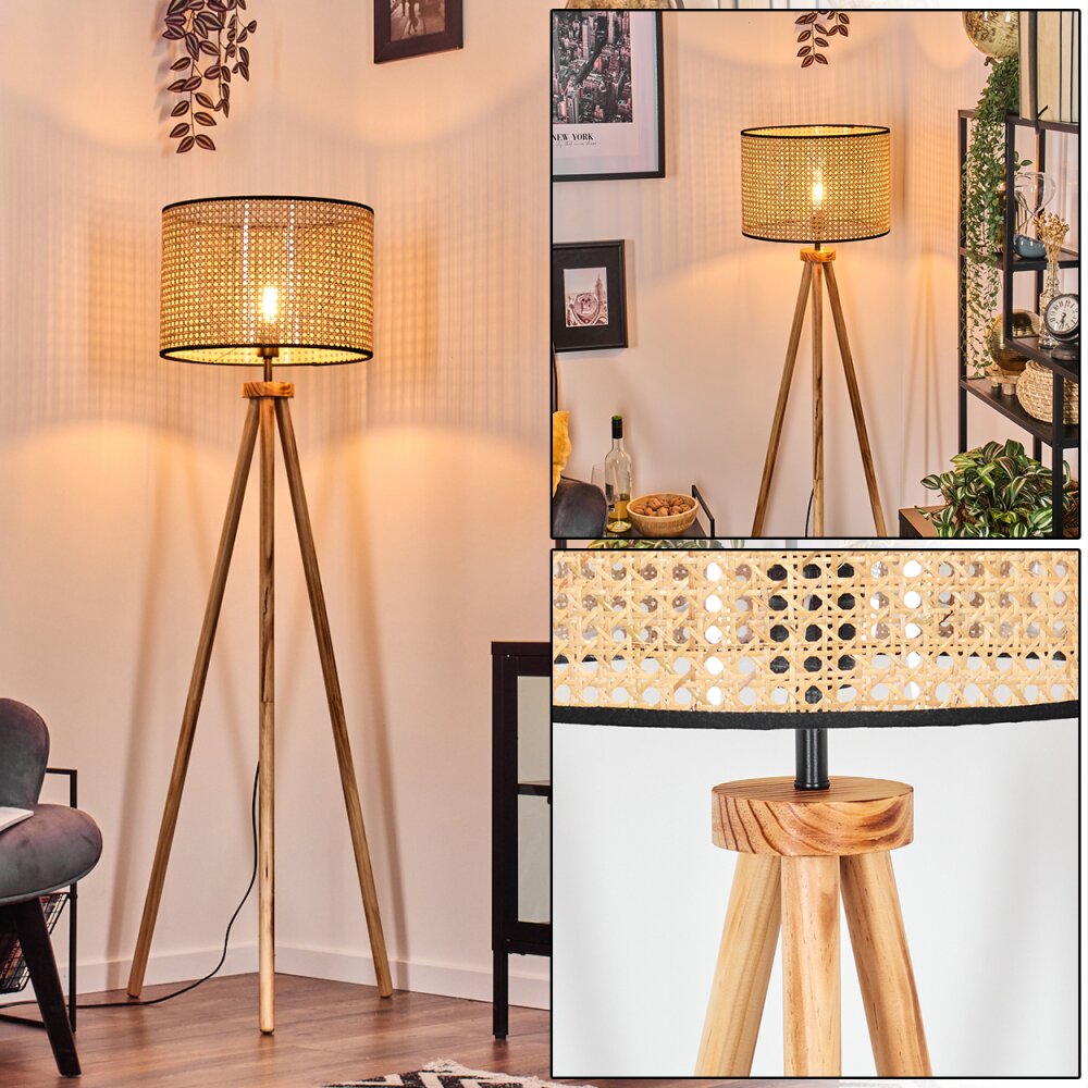 Ramila Lampadaire Écru, Noir, 1 lumière main product photo