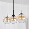 Gastor Suspension, Boule lumineuse, Suspension Ambre, Clair, 3 lumières