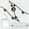 Gastor Plafonnier, Boule lumineuse Blanc, 6 lumières