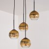 Koyoto Suspension, Boule lumineuse, Suspension 35 cm Or, Clair, 4 lumières