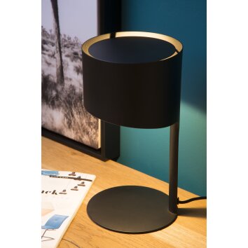 Lampe de table Lucide KNULLE Noir, 1 lumière
