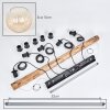 Koyoto Suspension, Boule lumineuse, Suspension Écru, Noir, 5 lumières Koyoto Suspension, Boule lumineuse, Suspension Écru, Noir, 5 lumières