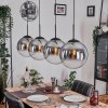 Gastor Suspension, Boule lumineuse, Suspension Clair, Fumé, 4 lumières