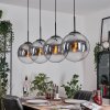 Gastor Suspension, Boule lumineuse, Suspension Clair, Fumé, 4 lumières