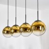Gastor Suspension, Boule lumineuse, Suspension Or, Clair, 4 lumières