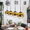 Gastor Suspension, Boule lumineuse, Suspension Or, Clair, 4 lumières